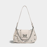 punk chain underarm purse, view 2 - MRSLM