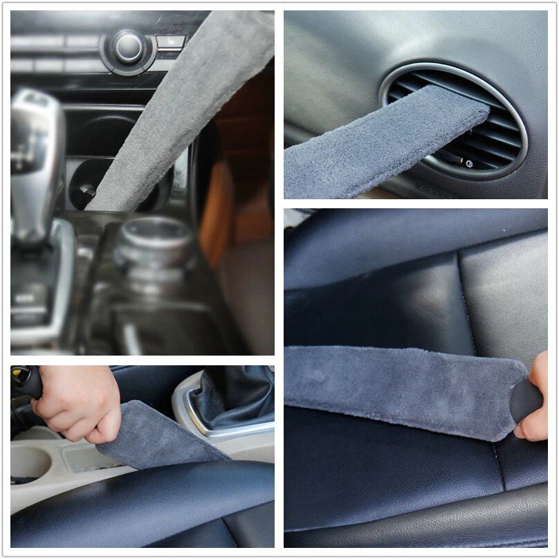 Multi-Purpose Car Interior Microfiber Detailing Brush
