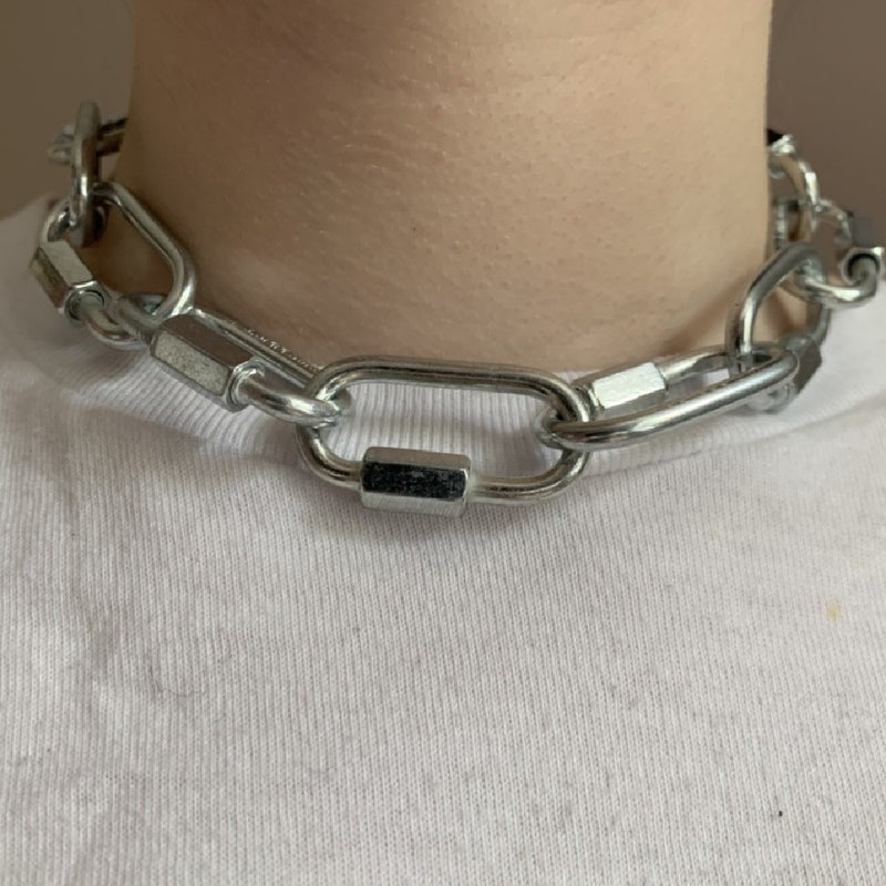 Women's Heavy Work Handmade Buckle Necklace