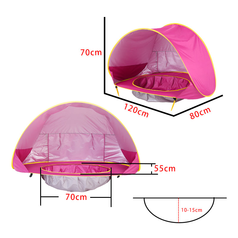 baby beach tent, view 4 - MRSLM