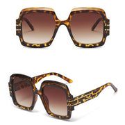 Oversized oval sunglasses with gradient lenses, view 13 - MRSLM