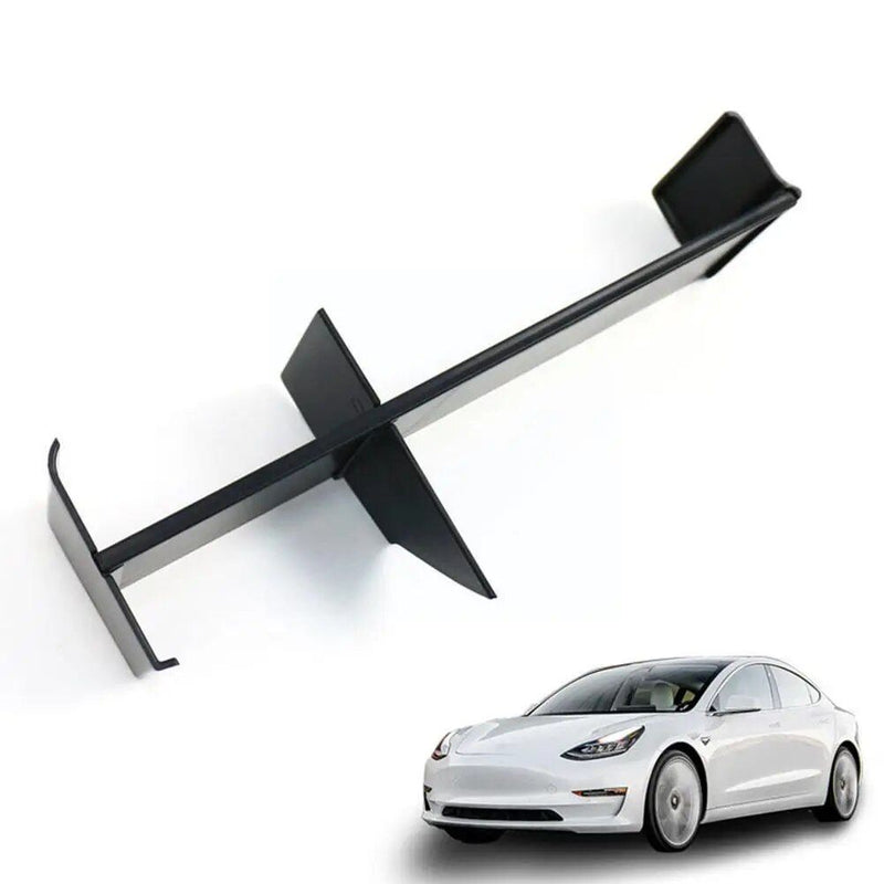 Organizador de armazenamento em camadas para porta-luvas do Tesla Model 3Y (2017-2021).