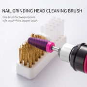 electric manicure drill cleaning brush, view 2 - MRSLM