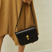 leather crossbody shoulder bag, view 14 - MRSLM