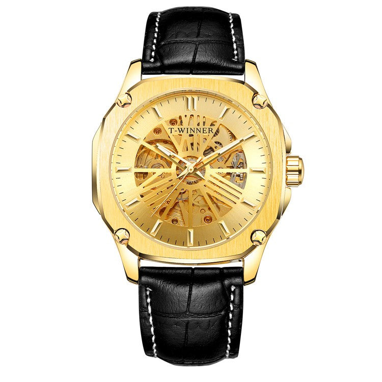 Wasserdichte, hohle, automatische mechanische Uhr