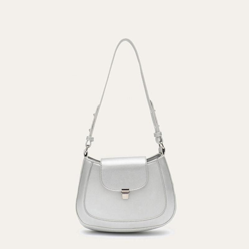 Vegan leather shoulder bag, view 4 - MRSLM