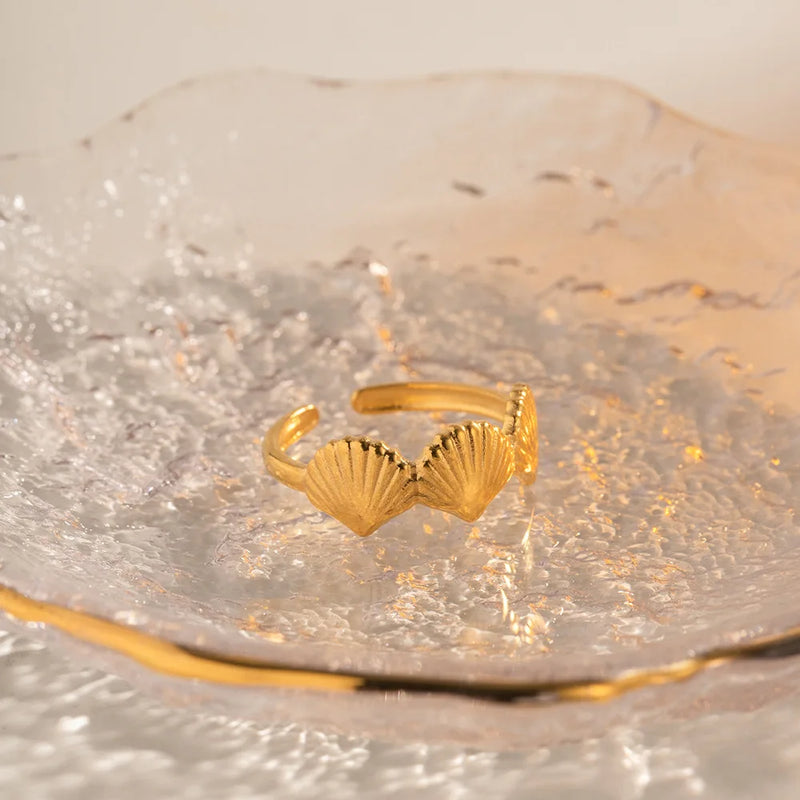 shell shaped opening ring, view 7 - MRSLM