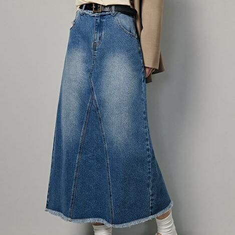 Saia maxi vintage estilo streetwear