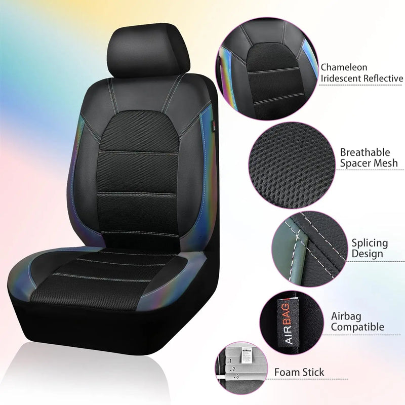 universal leather car seat covers, view 5 - MRSLM