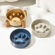 ceramic slow feeder bowl, view 8 - MRSLM