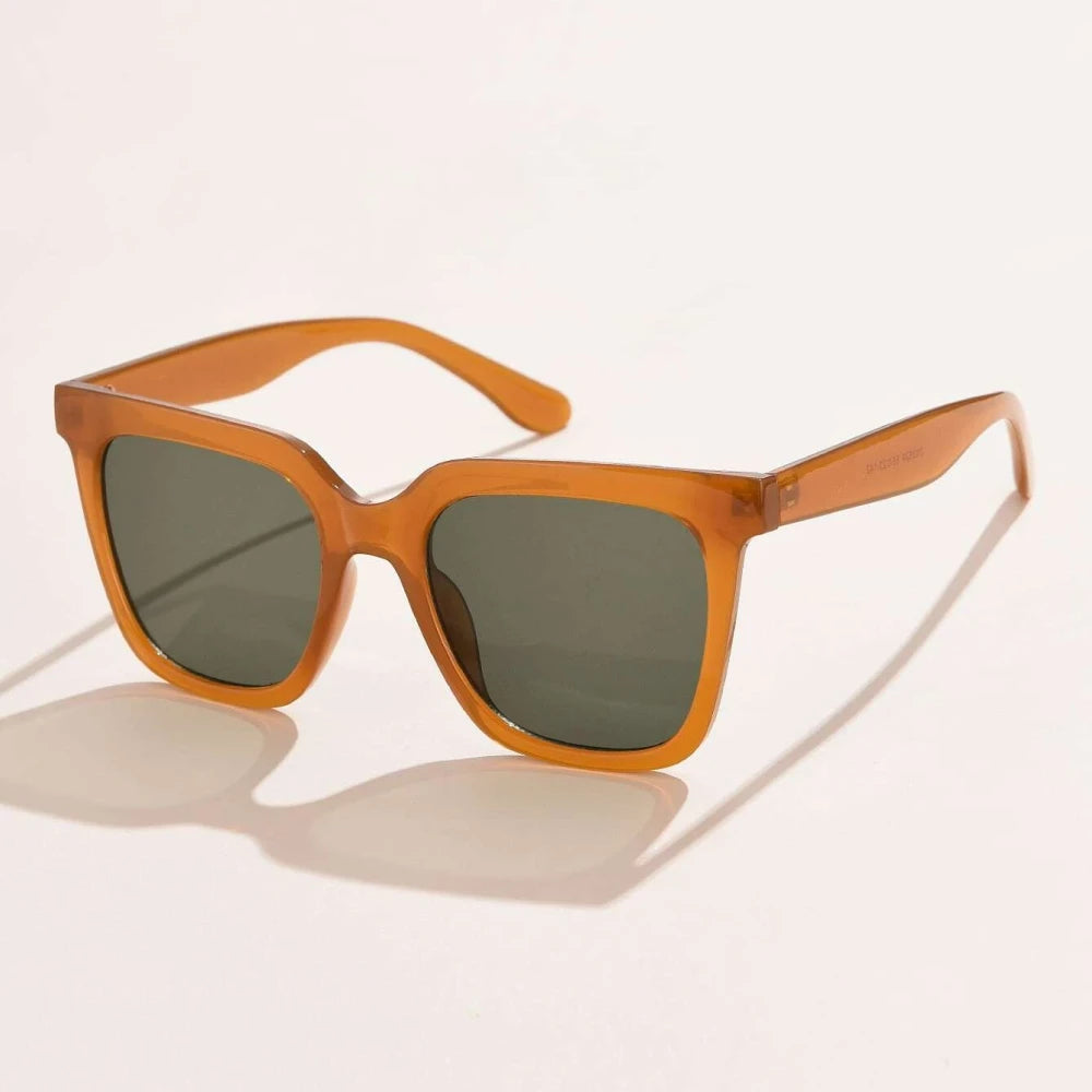 Trendy Retro Rectangle Sunglasses