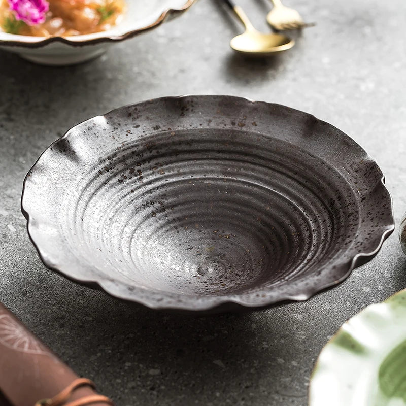 ceramic flower bowl, view 9 - MRSLM
