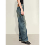retro washed denim jeans, view 4 - MRSLM