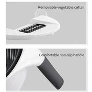 9-in-1 vegetable slicer with drain basket, view 4 - MRSLM