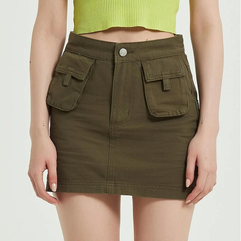 Green denim pencil skirt - MRSLM