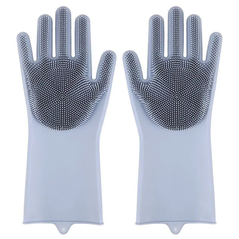 pet grooming silicone gloves, view 3 - MRSLM