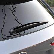 wagging dog tail car wiper decal, view 7 - MRSLM