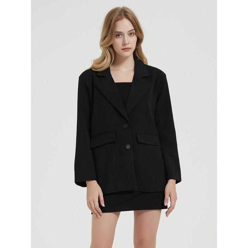 black blazer coat, view 5 - MRSLM