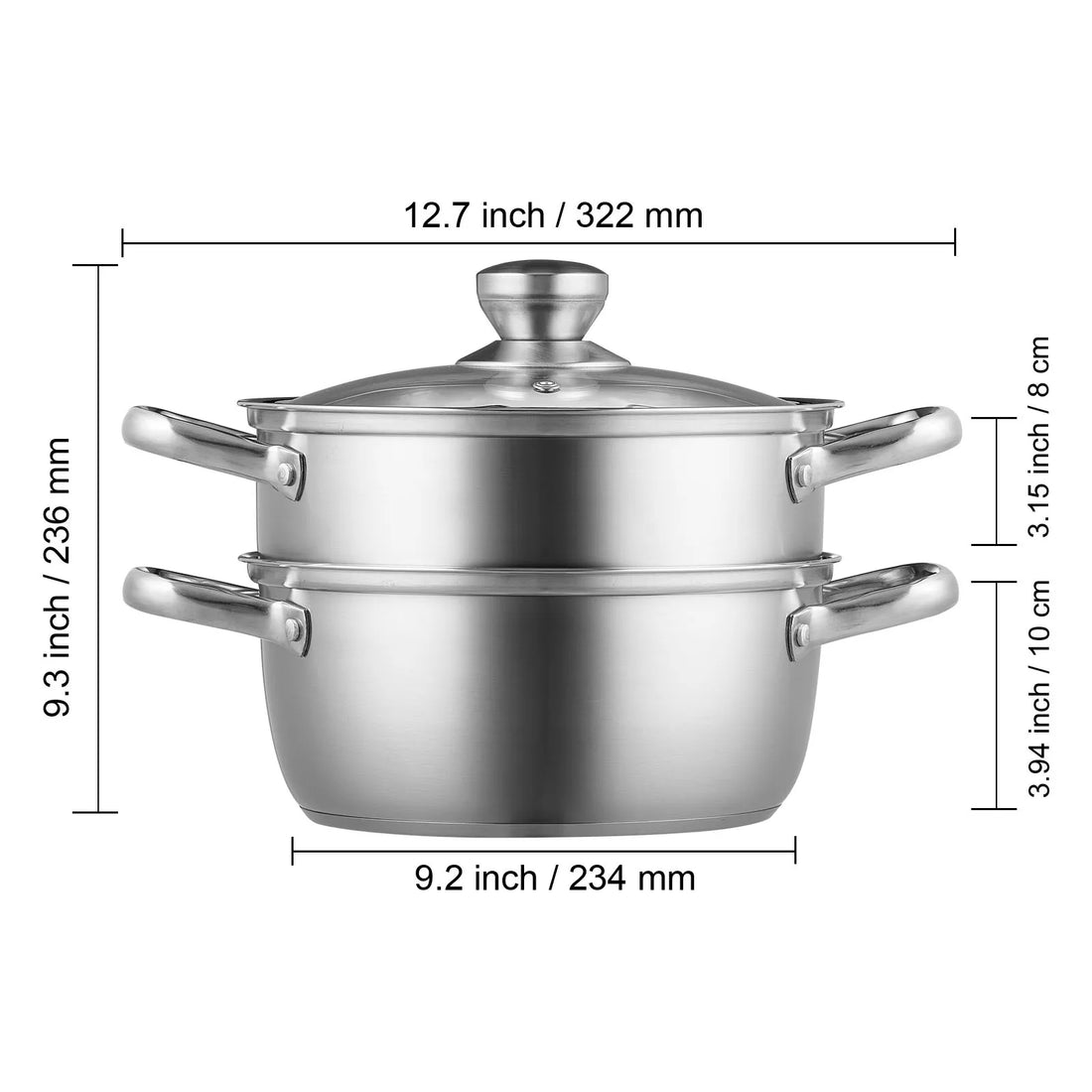Stainless Steel Steamer Pot