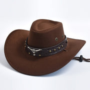 vintage western cowboy hat, view 6 - MRSLM