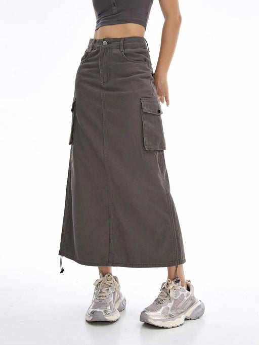 long cargo skirt, view 2 - MRSLM