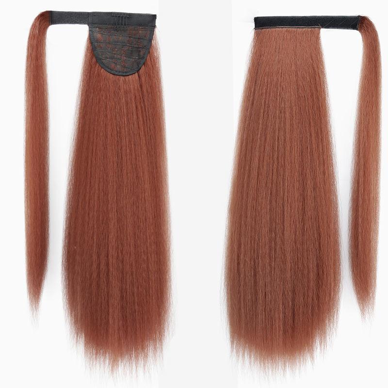 long straight ponytail hair extension, view 3 - MRSLM