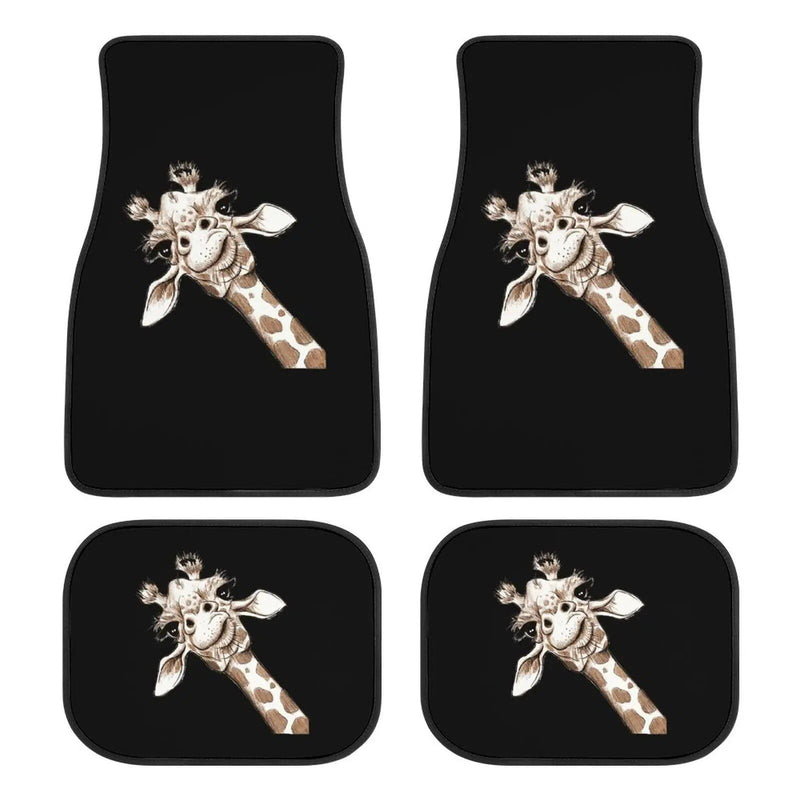 giraffe print car floor mats, view 11 - MRSLM