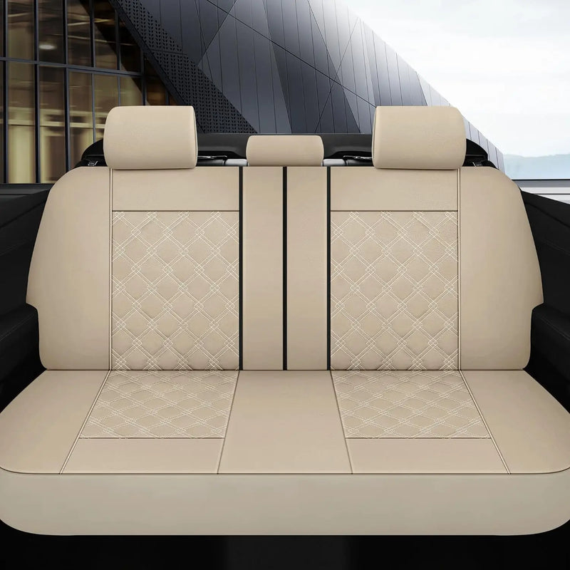 universal waterproof faux leather car seat covers, view 3 - MRSLM