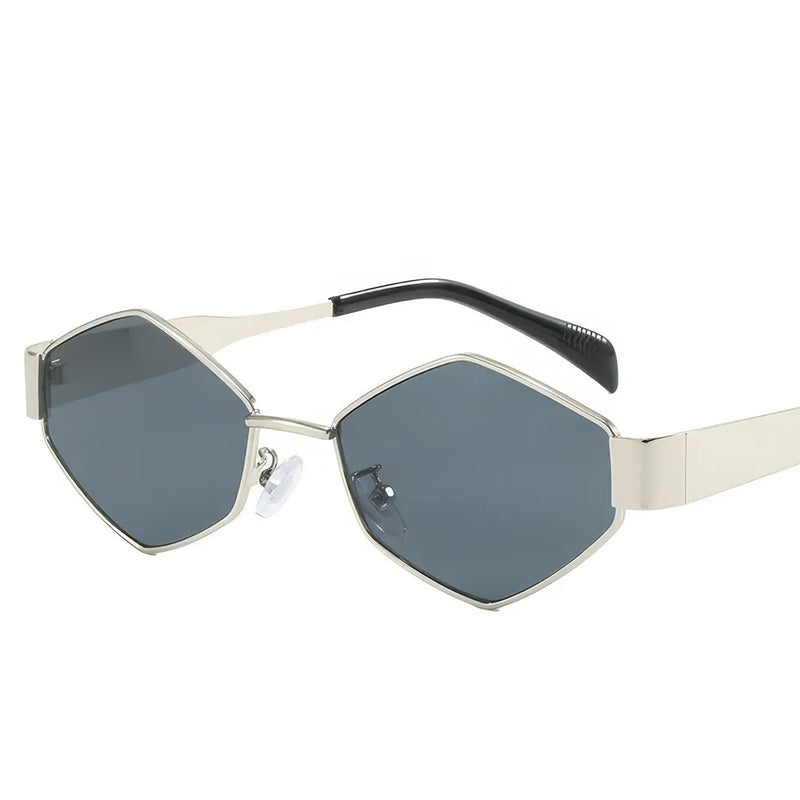 fashion polygonal sunglasses, view 12 - MRSLM