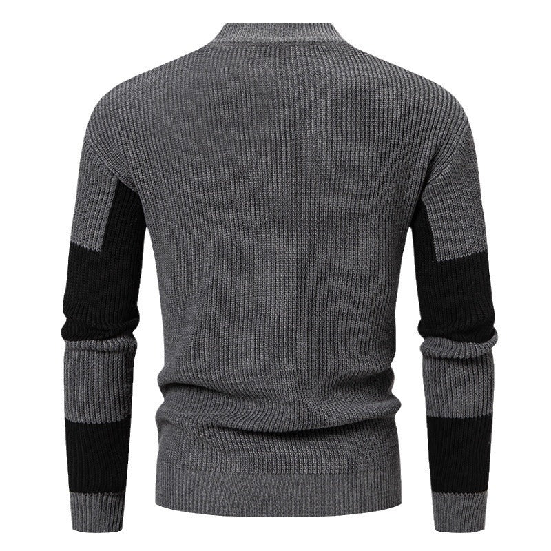 men's half turtleneck sweater, view 5 - MRSLM