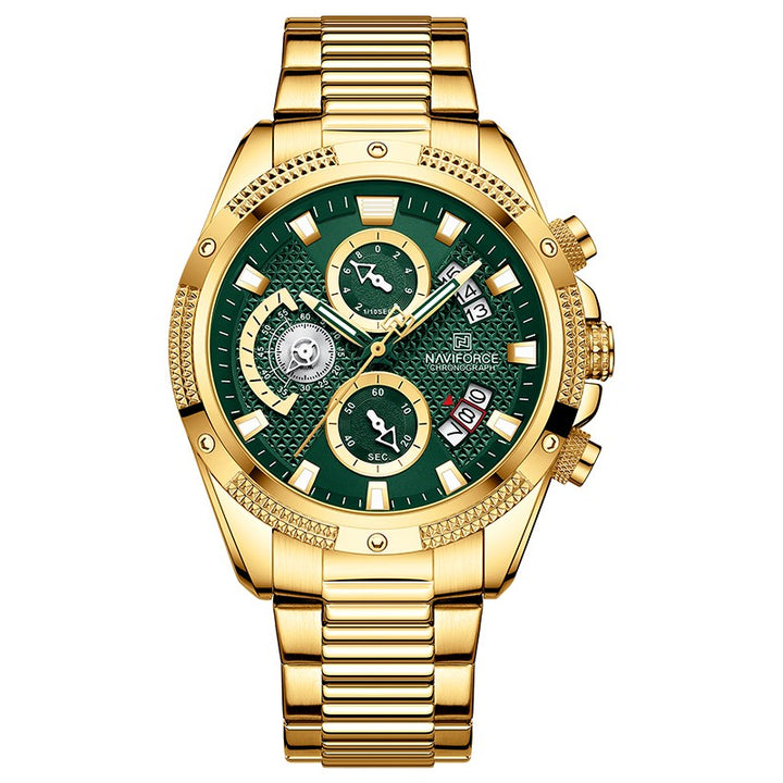 Trend Waterproof Multifunctional Quartz Watch With Large Dial