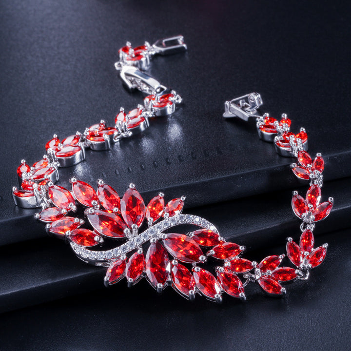 Women's Bingling Flower Zircon Bracelet Jewelry