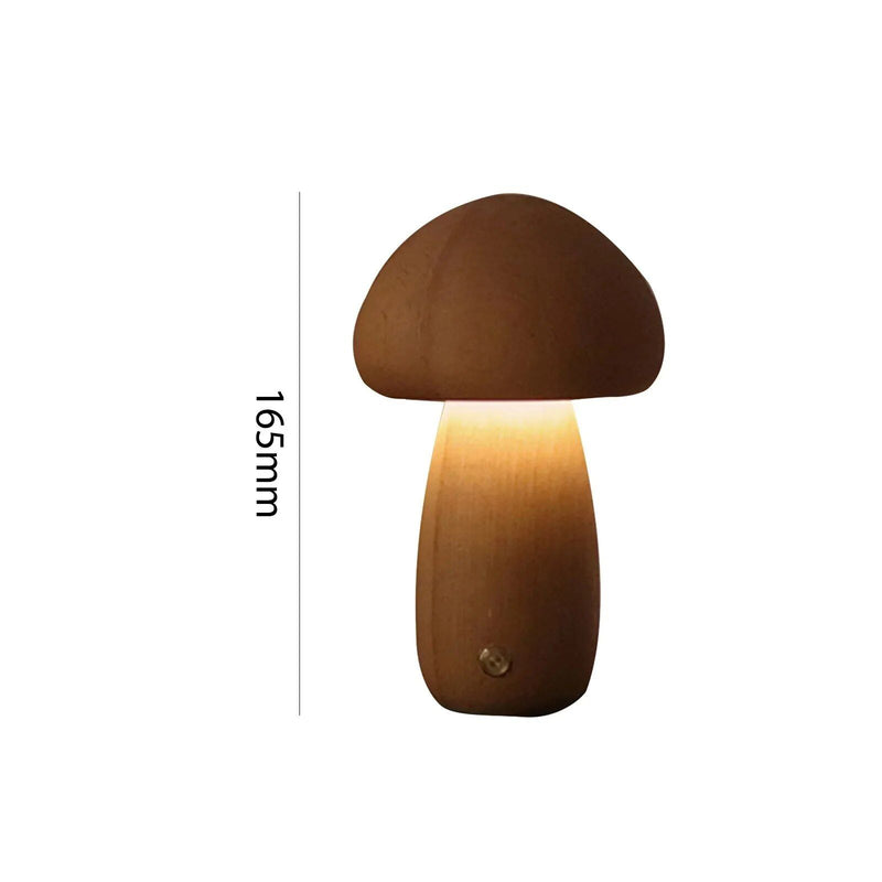 led mushroom night light, view 3 - MRSLM