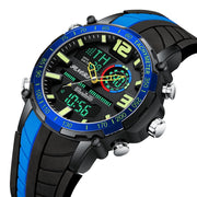 men's dual display sports watch, view 3 - MRSLM