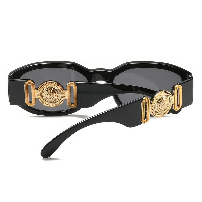 Retro irregular square sunglasses, view 9 - MRSLM