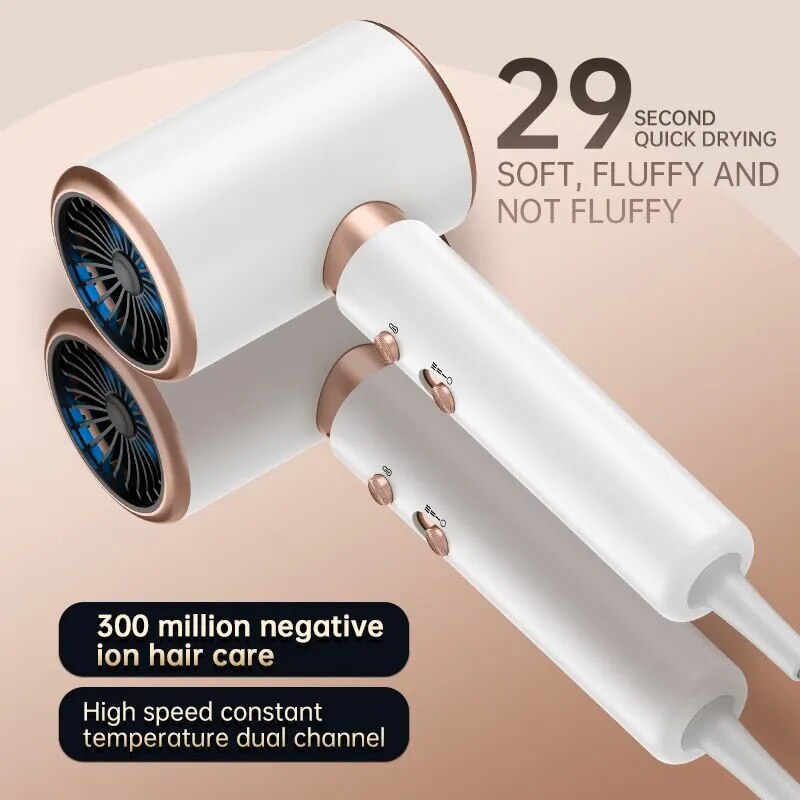 Secador de cabelo iônico profissional de 2200 W