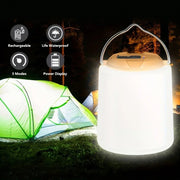 rechargeable LED camping lantern with hook, view 3 - MRSLM