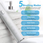 smart sonic electric toothbrush, view 5 - MRSLM
