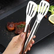 304 stainless steel bbq food tongs, view 3 - MRSLM