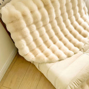 nordic round plush floor mat, view 9 - MRSLM