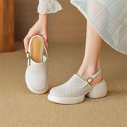 round toe platform heels, view 24 - MRSLM