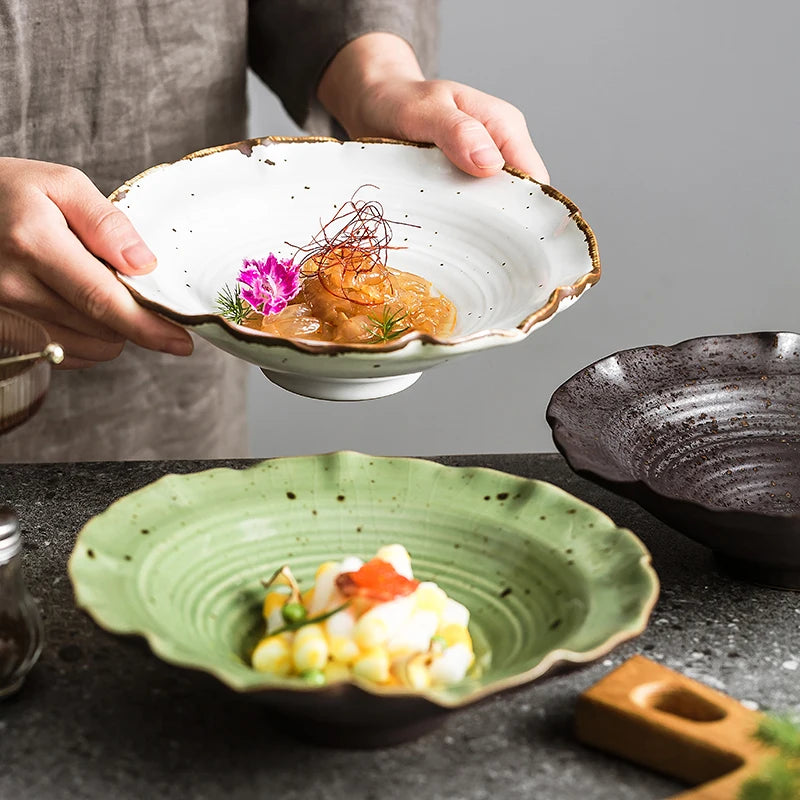 ceramic flower bowl, view 7 - MRSLM