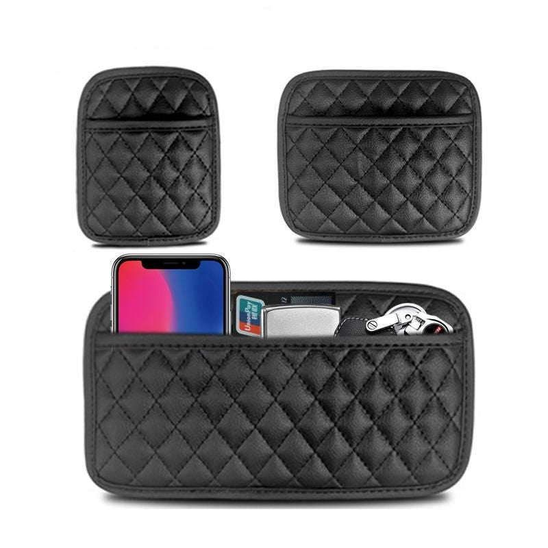 Universeller Auto-Organizer aus PU-Leder für wichtige Accessoires