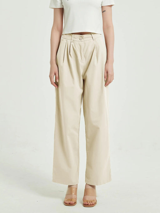 vintage high waist wide leg pants, view 4 - MRSLM