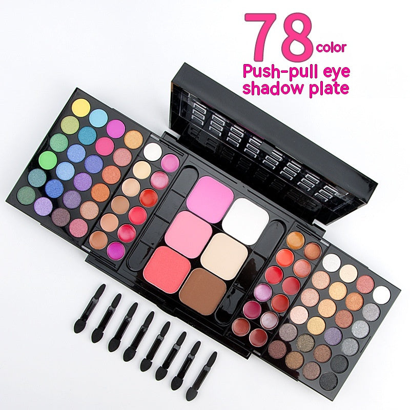 78 Colors Makeup Set Shading Powder Lipstick