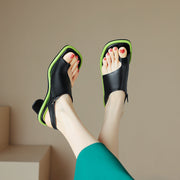 Summer high heel gladiator sandals, view 9 - MRSLM