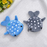 whale shark plush coin purse, view 4 - MRSLM