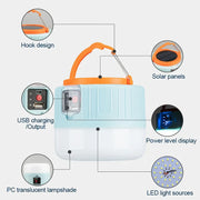 solar camping lantern with power bank, view 9 - MRSLM