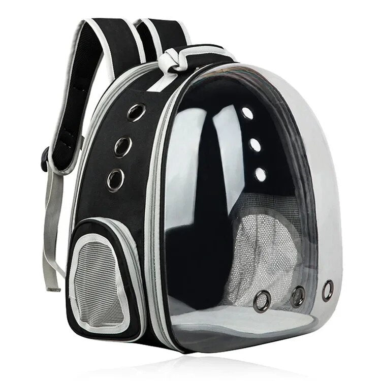 Expandable space capsule pet carrier backpack, view 13 - MRSLM