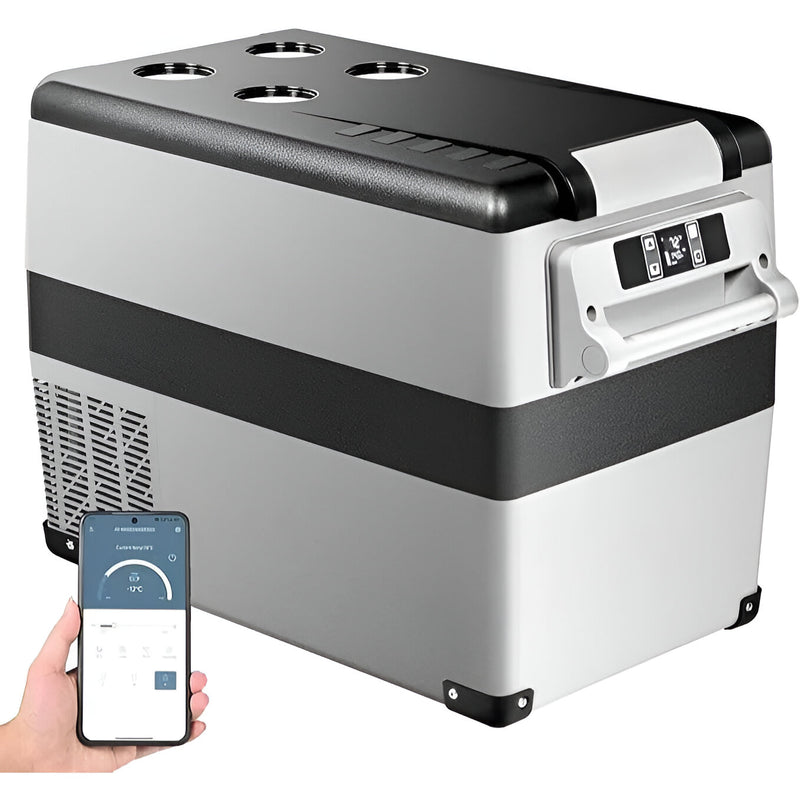 12v portable car refrigerator, view 4 - MRSLM